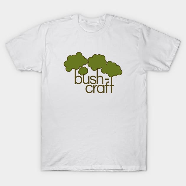 Green trees Bush craft T-Shirt by mailboxdisco
